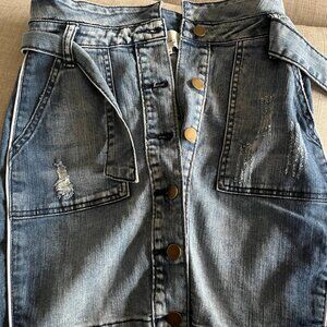 Vintage Havana Jean Skirt